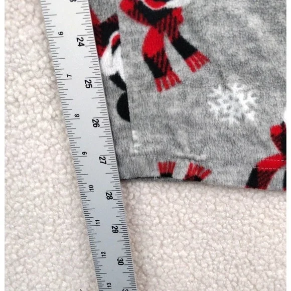 Disney Mickey Mouse Snowflake Pajama Pants Women's 2X Gray Fleece Sleepwear‎ - Picture 8 of 14